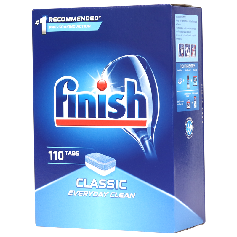 Finish Dishwasher Tablets Kitchen & Dishwashing Cleaning Chemicals