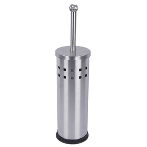 Stainless Steel Enclosed Toilet Brush Set