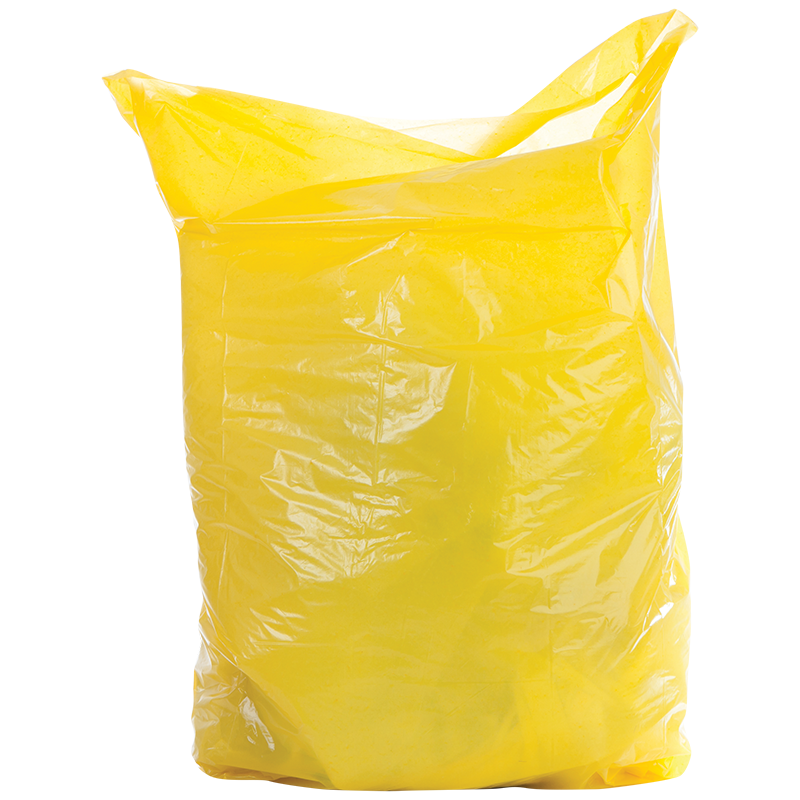 Yellow Plastic Sacks MD 10Kg