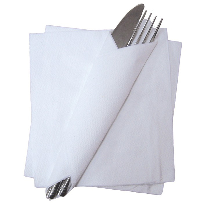 Napkins White 1 Ply 30x30cm