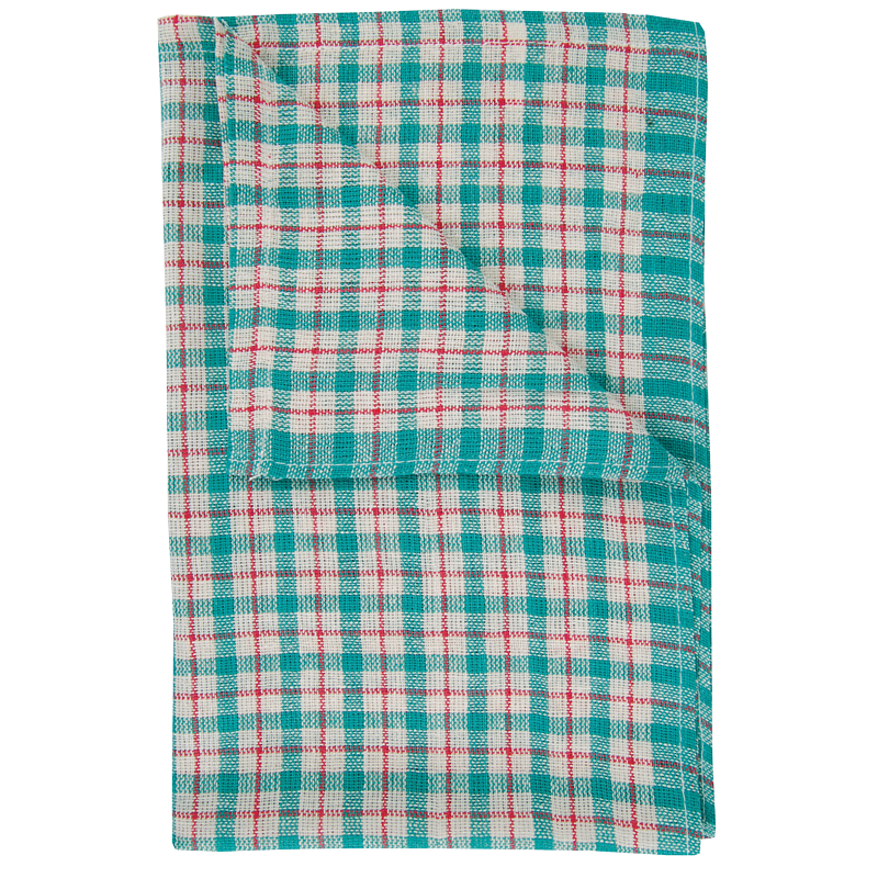 Cotton Check Tea Towels