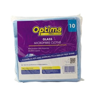 Microfibre Glass Cloths Blue