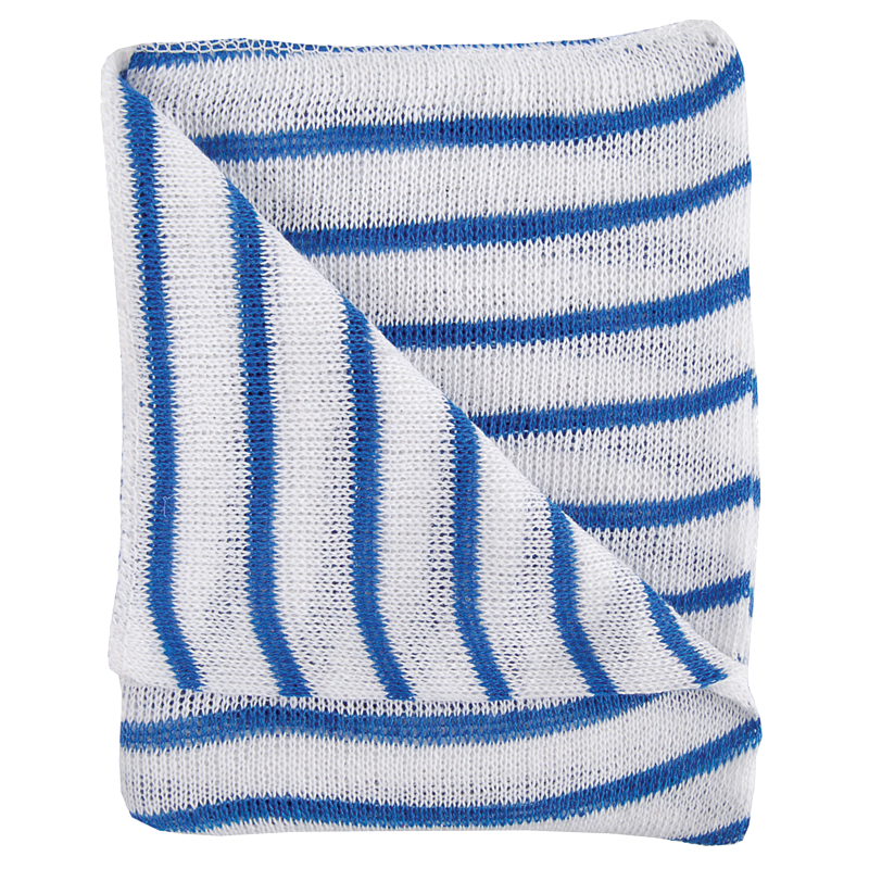 Blue Striped Dishcloths