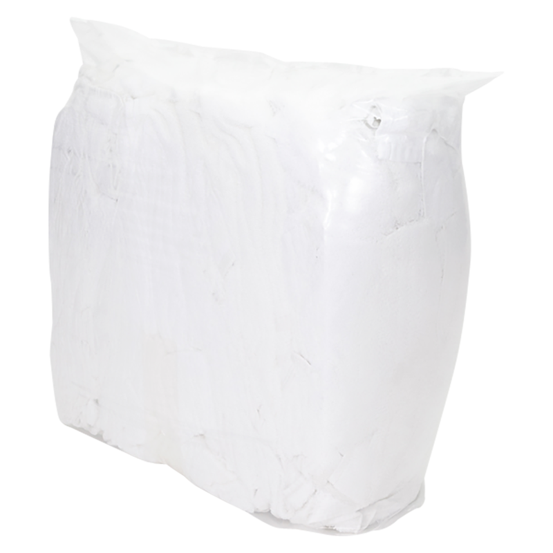 White Towelling Rag 8kg
