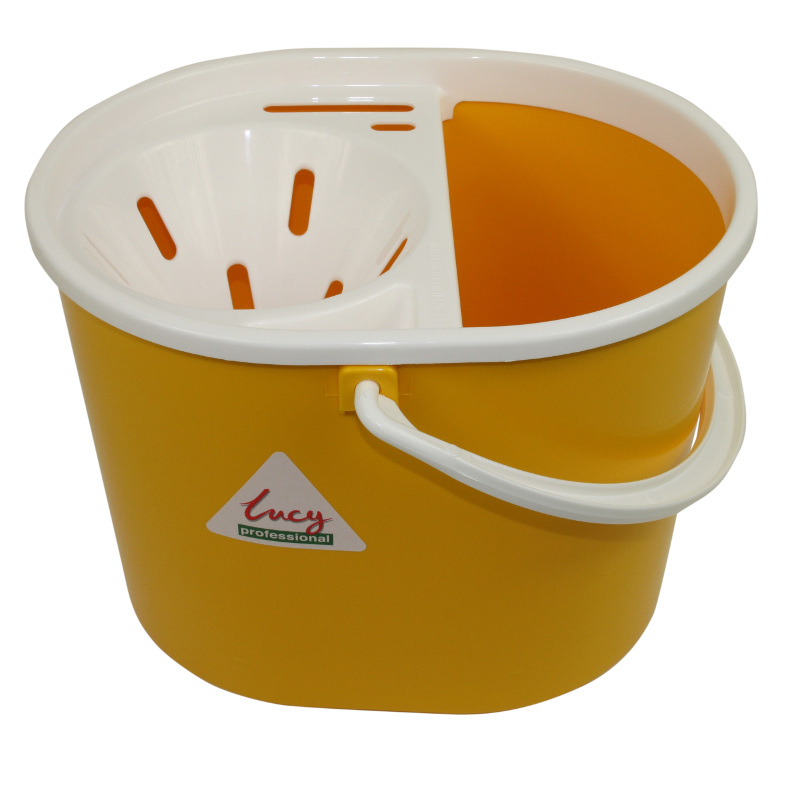 Mop Strainer Bucket Plastic Yellow