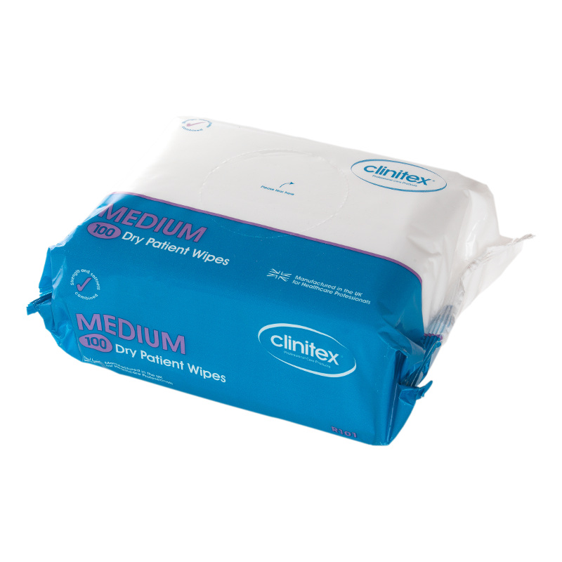 Dry Wipes Medium Patient Wipes Nursing & Childcare Clena Supplies