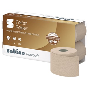 Toilet Roll 2 Ply Pure Soft 400 Sheet
