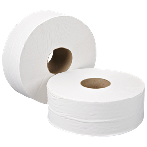 Jumbo Toilet Roll 57mm Core Pure Tissue