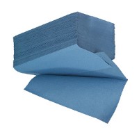 Towel S-Fold 1 Ply Blue