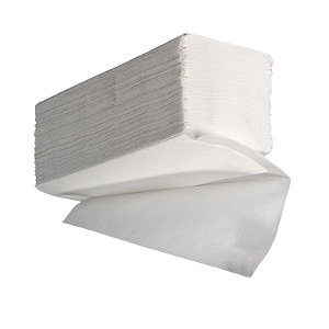 Towel S-Fold 2 Ply White Premium WIDE