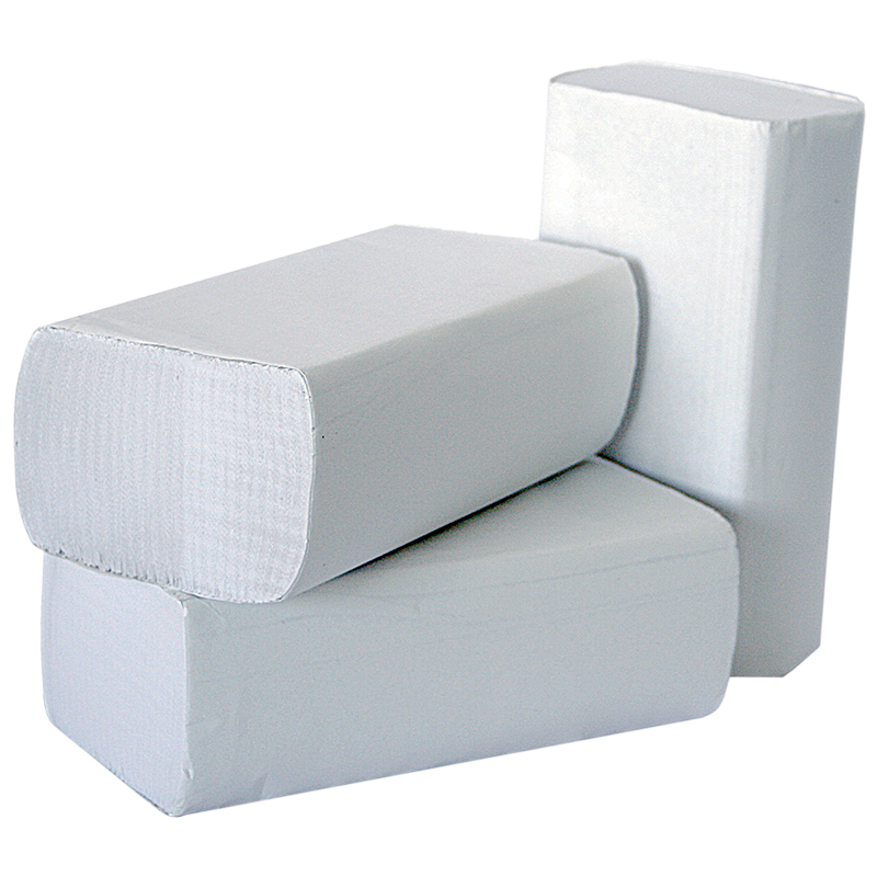 Hand Towels Z Fold 1 Ply White