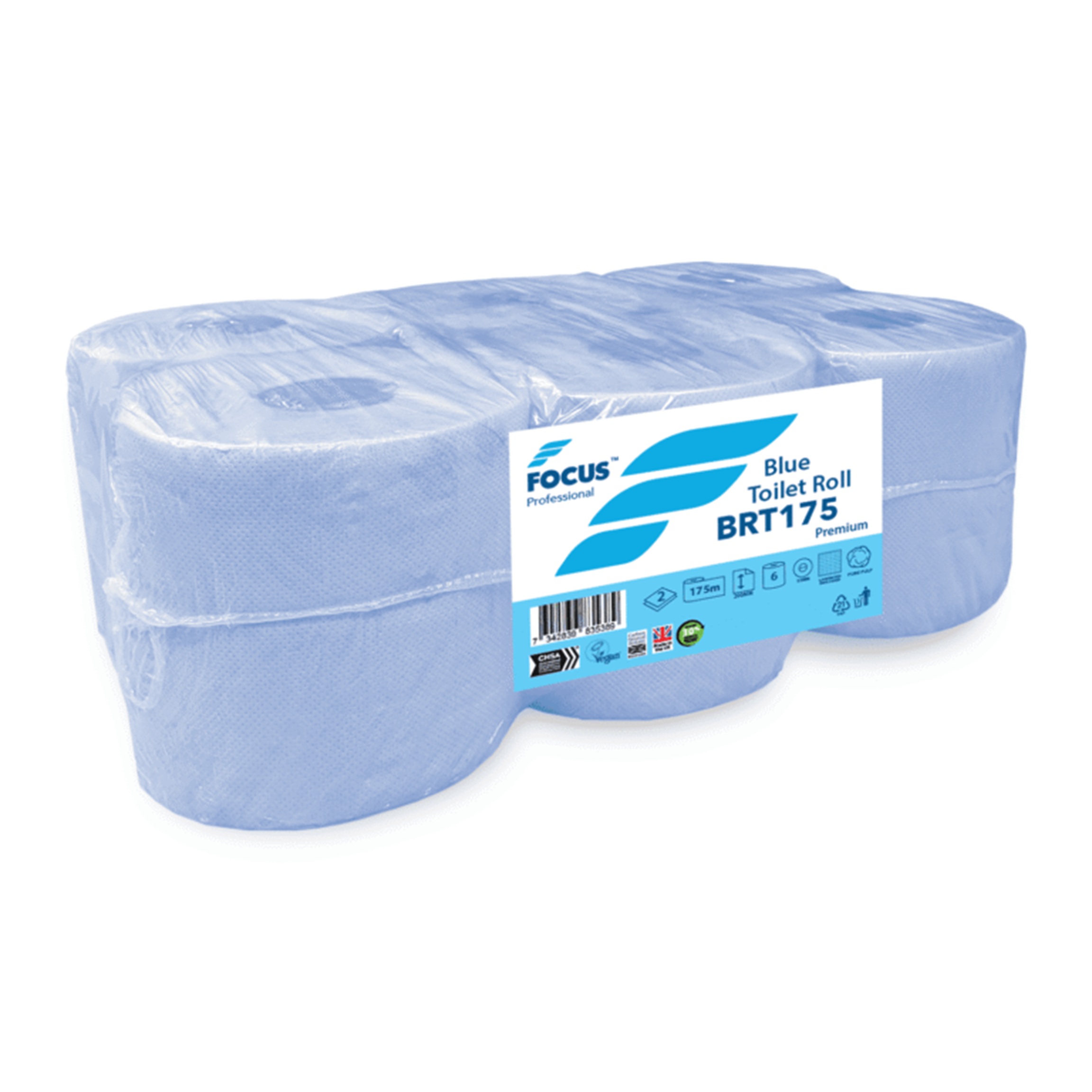 Roll Towel 175m 2 Ply Blue