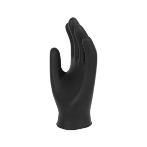 Black Nitrile Gloves Large