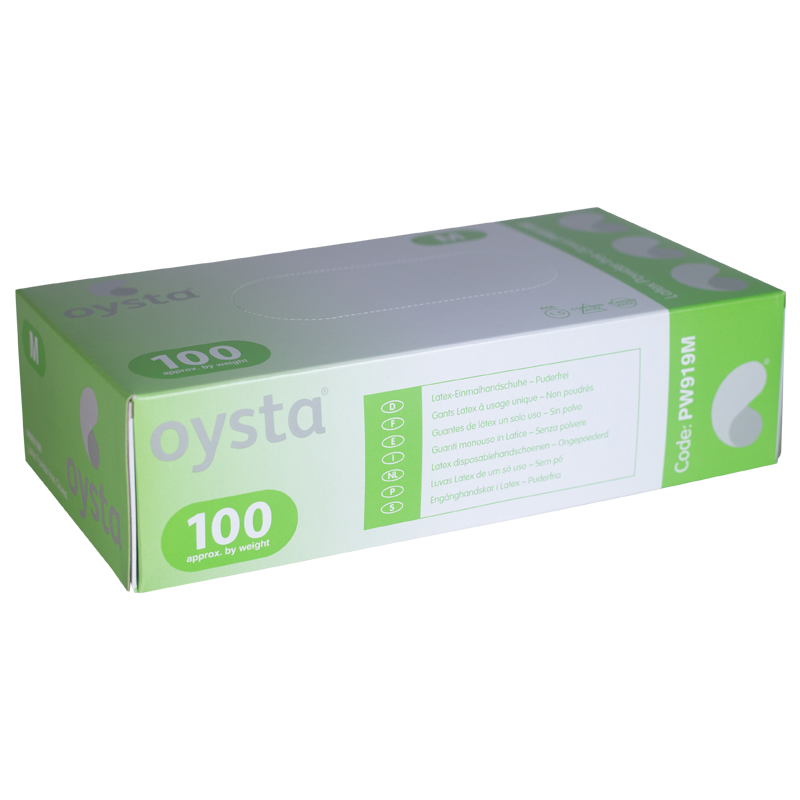 Latex Gloves Powder Free Large