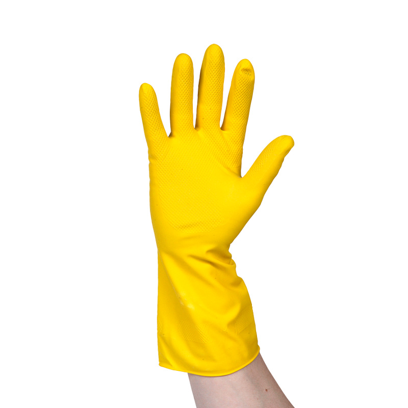 Rubber Gloves Yellow Large