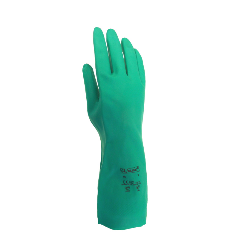 Green Nitrile Gloves Large