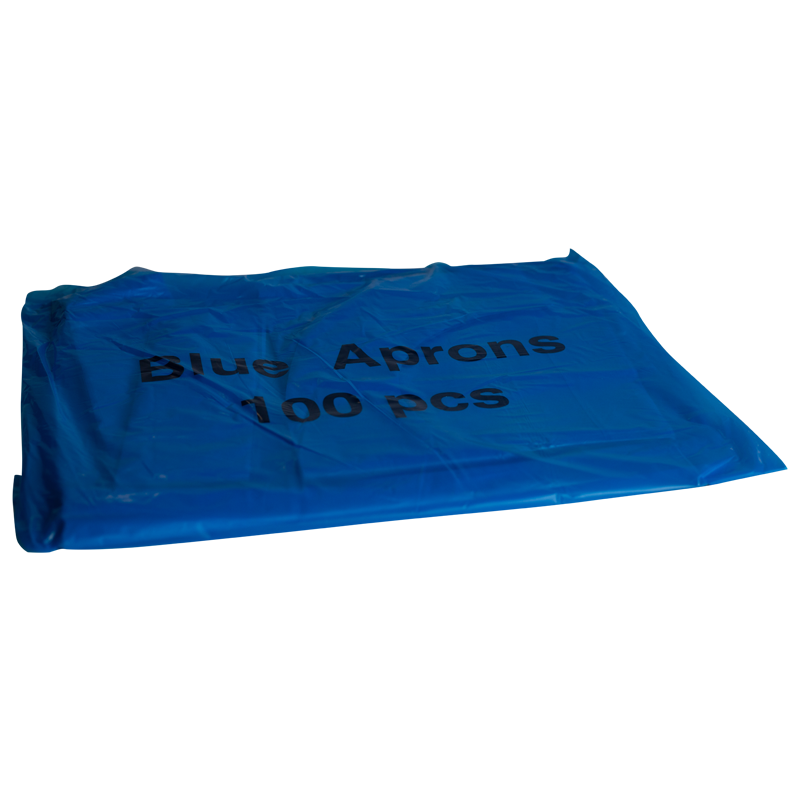 Standard Polythene Aprons Blue