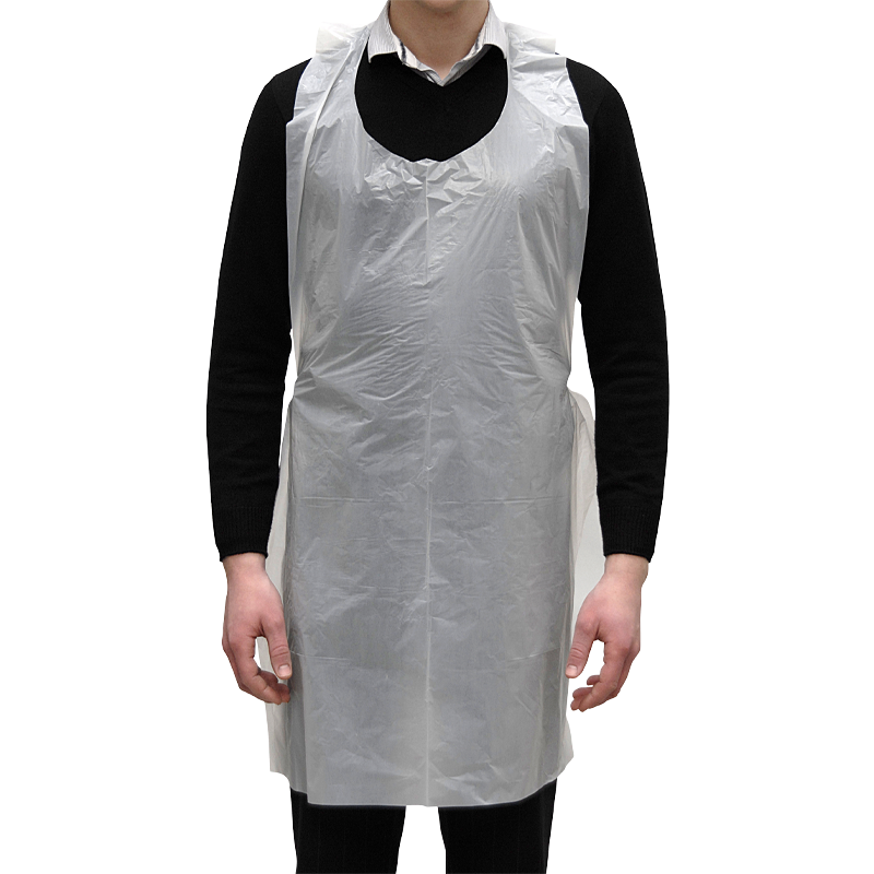 Premium HD Polythene Aprons White