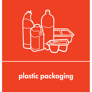 Recycling Sticker - Plastic Packaging