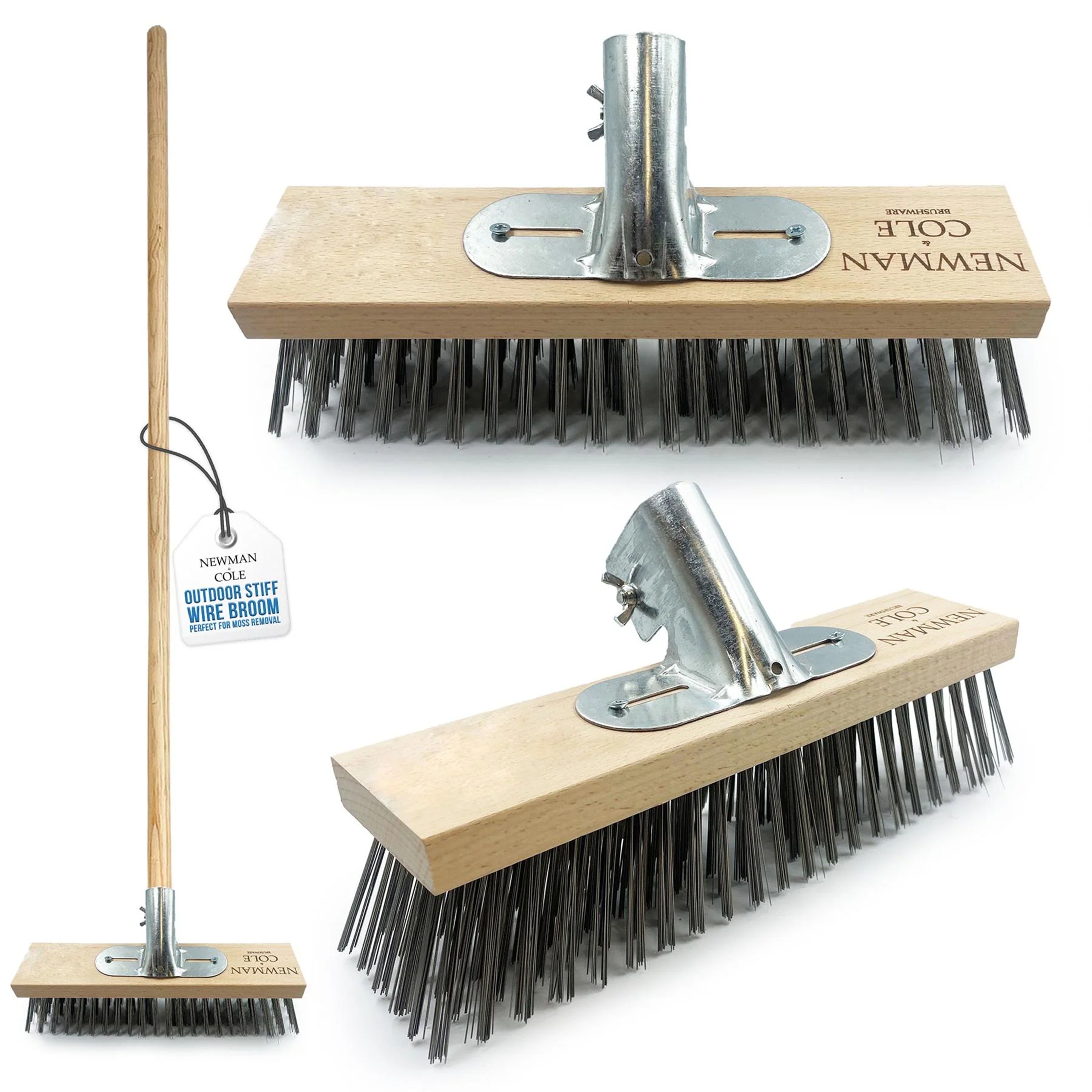 Wire Broom c/w Handle 12