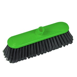 Plastic Broom Head Stiff Green
