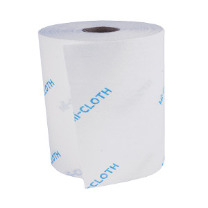 Disposable Microfibre Cloths On Roll Blue