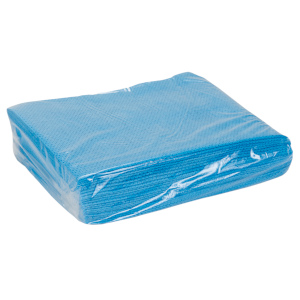 Apertured Semi Disposable Cloth Blue