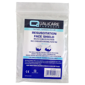 Resuscitation Face Shield With One Way Valve