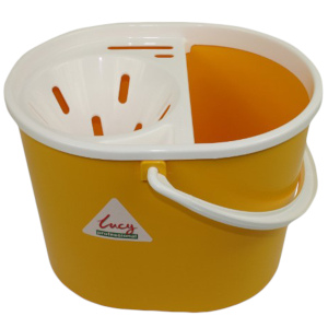 Mop Strainer Bucket Plastic Yellow